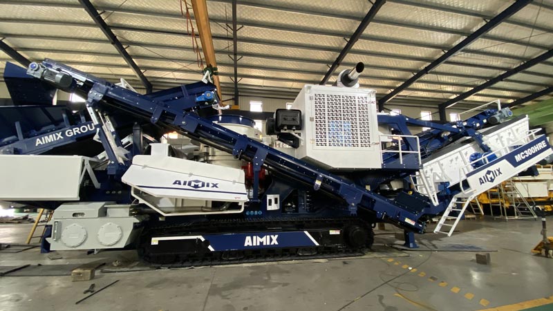 Planta Trituradora Móvil de Piedra en la Fábrica